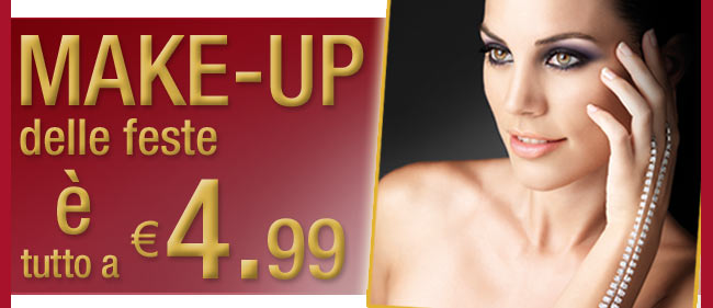 Bellissima per le feste: scegli il Make-up!