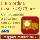 il tuo ordine in sole 48/72 ore!