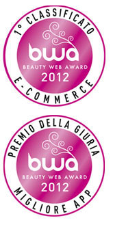 logo premi: BWA Beauty web Award 2012 e premio della giuria per la migliore APP