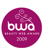 logo premio: BWA Beauty web Award 2009