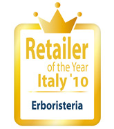 logo premio: Retailer of the Year Italy'10. Erboristeria