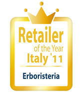 logo premio: Retailer of the Year Italy'11. Erboristeria