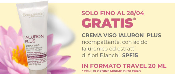 Crema viso ialuron plus in OMAGGIO
